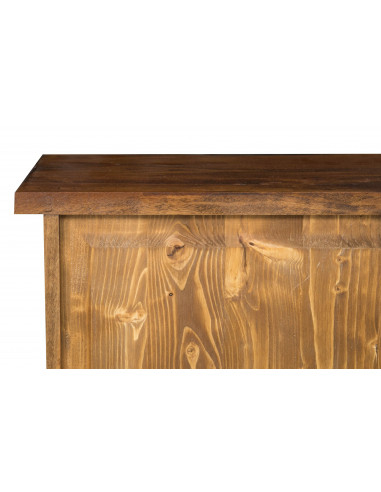 Vitrine de pays en bois de tilleul massif, finition naturelle 40x25x130 cm. Fabriqué en Italie Vitrine de pays en bois de tilleul massif, finition naturelle 40x25x130 cm. Fabriqué en Italie