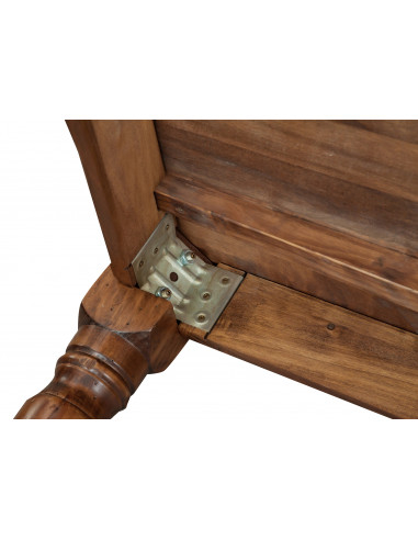 Tavolo Country allungabile in legno massello di tiglio finitura naturale 250x100x80 cm. Made in Italy Tavolo Country allungabile in legno massello di tiglio finitura naturale 250x100x80 cm. Made in Italy