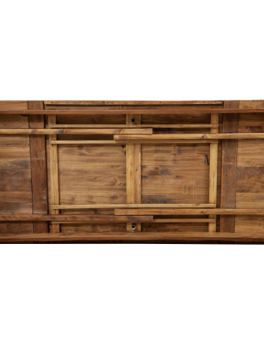 Tavolo Country allungabile in legno massello di tiglio  L250xPR100xH80 cm. Made in Italy Tavolo Country allungabile in legno massello di tiglio  L250xPR100xH80 cm. Made in Italy