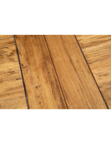 Tavolo Country allungabile in legno massello di tiglio struttura grigio anticato piano naturale 120x80x80 cm. Made in Italy Tavolo Country allungabile in legno massello di tiglio struttura grigio anticato piano naturale 120x80x80 cm. Made in Italy