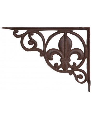 Mensola a muro in ghisa: foto veduta laterale - Biscottini.it Mensola a muro in ghisa: foto veduta laterale - Biscottini.it