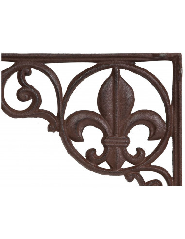 Mensola a muro in ghisa: foto particolare angolo superiore - Biscottini.it Mensola a muro in ghisa: foto particolare angolo superiore - Biscottini.it