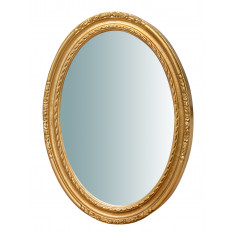 SPECCHIERA DA PARETE VERTICALE/ORIZZZONTALE EM LEGNO FINISHING FOGLIA ORO ANTICAL L62XPR4,4XH81 CM. MADE EM ITÁLIA