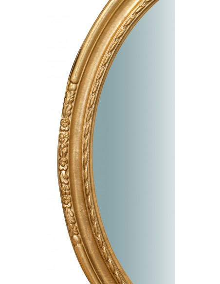 SPECCHIERA DA PARETE VERTICALE/ORIZZZONTALE EM LEGNO FINISHING FOGLIA ORO ANTICAL L62XPR4,4XH81 CM. MADE EM ITÁLIA