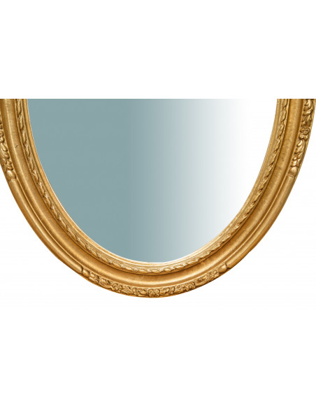 SPECCHIERA DA PARETE VERTICALE/ORIZZZONTALE EM LEGNO FINISHING FOGLIA ORO ANTICAL L62XPR4,4XH81 CM. MADE EM ITÁLIA