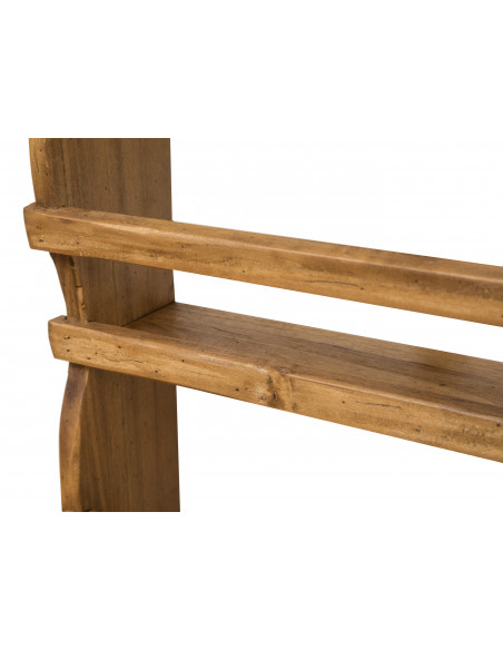 PIATTAIA COUNTRY IN LEGNO MASSELLO DI TIGLIO FINITURA NATURALE L85XPR15XH65 CM. MADE IN ITALY