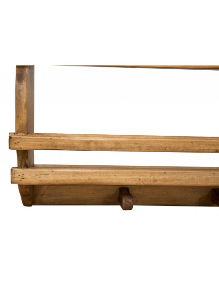 PIATTAIA COUNTRY IN LEGNO MASSELLO DI TIGLIO FINITURA NATURALE L85XPR15XH65 CM. MADE IN ITALY