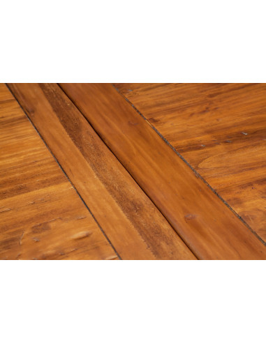 Tavolo Country allungabile in legno massello di tiglio finitura noce 120x80x80 cm. Made in Italy Tavolo Country allungabile in legno massello di tiglio finitura noce 120x80x80 cm. Made in Italy