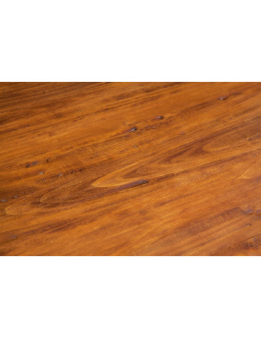 Tavolo Country allungabile in legno massello di tiglio finitura noce 120x80x80 cm. Made in Italy Tavolo Country allungabile in legno massello di tiglio finitura noce 120x80x80 cm. Made in Italy