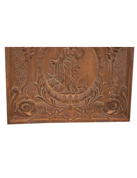 LAREIRA EM FERRO FUNDIDO L78XDP2.5XH75 CM FERRUGEM NATURAL