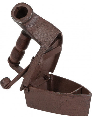 Ferro da stiro in ghisa finitura ruggine anticata L10xPR18xH18 cm Ferro da stiro in ghisa finitura ruggine anticata L10xPR18xH18 cm