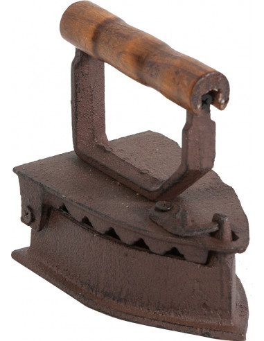 Ferro fundido com acabamento ferrugem antigo L14,5xDP9xA13 cm Ferro fundido com acabamento ferrugem antigo L14,5xDP9xA13 cm