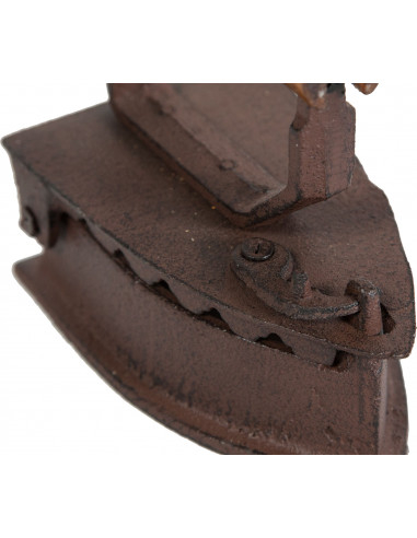 Ferro fundido com acabamento ferrugem antigo L14,5xDP9xA13 cm Ferro fundido com acabamento ferrugem antigo L14,5xDP9xA13 cm