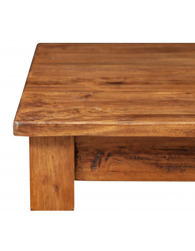 Secretária country em madeira maciça de lima, acabamento em nogueira, 120x80x80 cm. Feito na Itália Secretária country em madeira maciça de lima, acabamento em nogueira, 120x80x80 cm. Feito na Itália