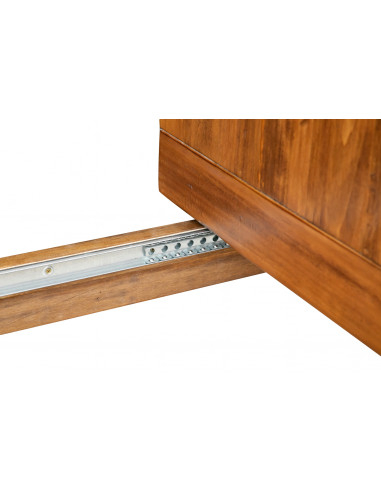 Tavolo allungabile a libro Country in legno massello di tiglio finitura noce 120x120x80 cm. Made in Italy Tavolo allungabile a libro Country in legno massello di tiglio finitura noce 120x120x80 cm. Made in Italy