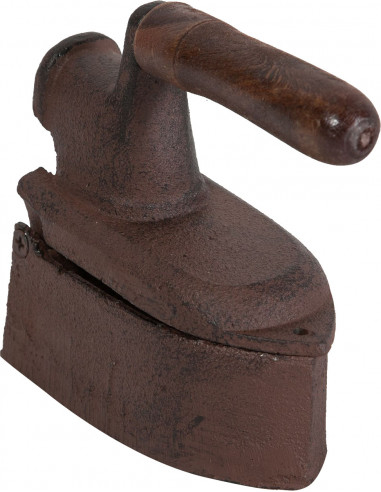 Ferro fundido com acabamento ferrugem antigo L14xDP6,5xA13,5 cm Ferro fundido com acabamento ferrugem antigo L14xDP6,5xA13,5 cm