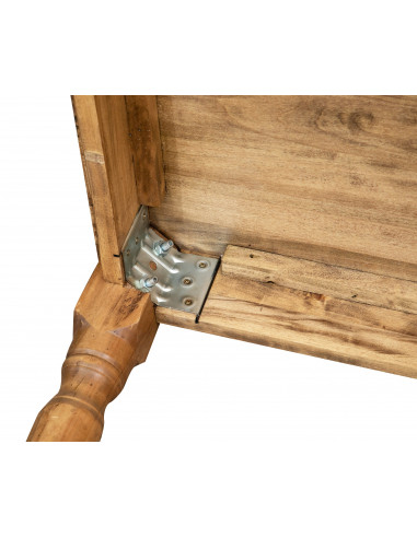 Tavolo Country  in legno massello di tiglio finitura naturale 90x90x78 cm. Made in Italy Tavolo Country  in legno massello di tiglio finitura naturale 90x90x78 cm. Made in Italy