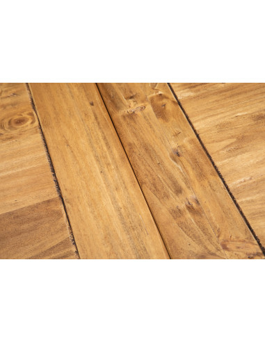 Tavolo Country allungabile in legno massello di tiglio finitura naturale 120x80x80 cm. Made in Italy Tavolo Country allungabile in legno massello di tiglio finitura naturale 120x80x80 cm. Made in Italy