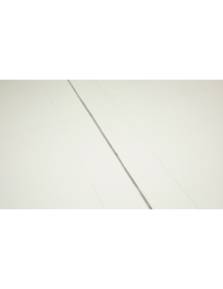 Mesa Country extensível em madeira maciça de lima com acabamento branco antigo 200x90x80 cm. Feito na Itália