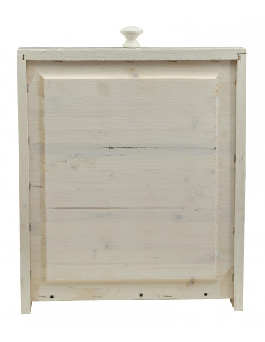 Tavolo scrittoio Country in legno massello di tiglio finitura bianca anticata 120x80x80 cm. Made in Italy Tavolo scrittoio Country in legno massello di tiglio finitura bianca anticata 120x80x80 cm. Made in Italy