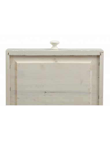 Secretária country em madeira maciça de lima com acabamento branco antigo 120x80x80 cm. Feito na Itália Secretária country em madeira maciça de lima com acabamento branco antigo 120x80x80 cm. Feito na Itália