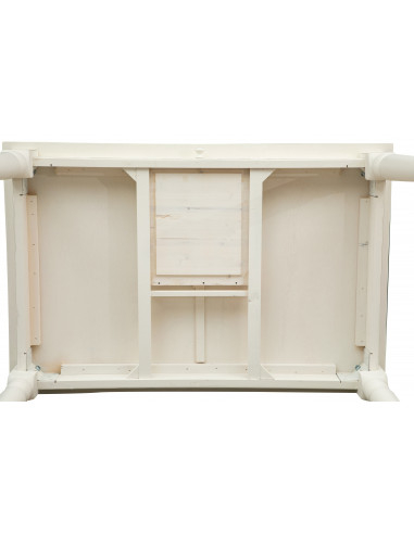 Country-style solid lime wood antiqued white finish W120XDP80XH80 cm sized writing table. Made in Italy Country-style solid lime wood antiqued white finish W120XDP80XH80 cm sized writing table. Made in Italy