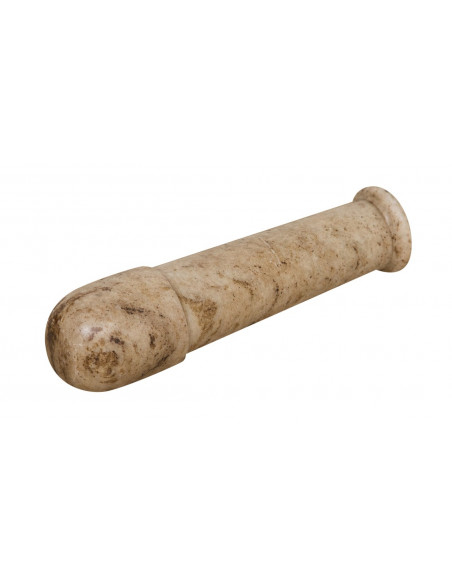 MORTAIO COMPLETO DI PESTELLO IN MARMO L19XPR19XH18 CM