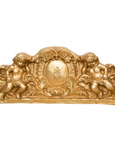 SOPRAPORTA IN LEGNO FINITURA FOGLIA ORO ANTICATO L73XPR7XH26  CM SOPRAPORTA IN LEGNO FINITURA FOGLIA ORO ANTICATO L73XPR7XH26  CM