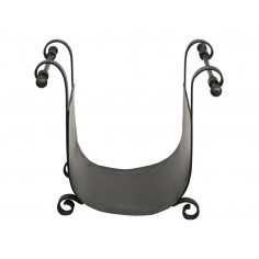 PORTARIVISTE IN FERRO BATTUTO FINITURA NERA 2