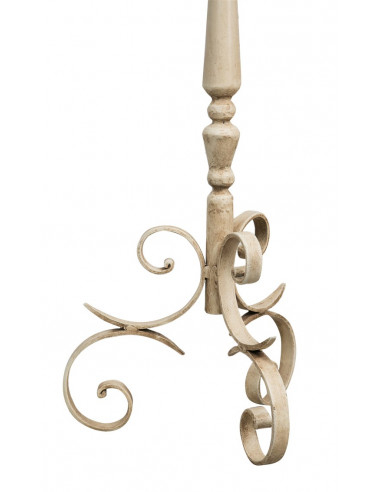 CANDELIERE A PIANTANA IN FERRO BATTUTO L27XPR27XH82 CM CANDELIERE A PIANTANA IN FERRO BATTUTO L27XPR27XH82 CM