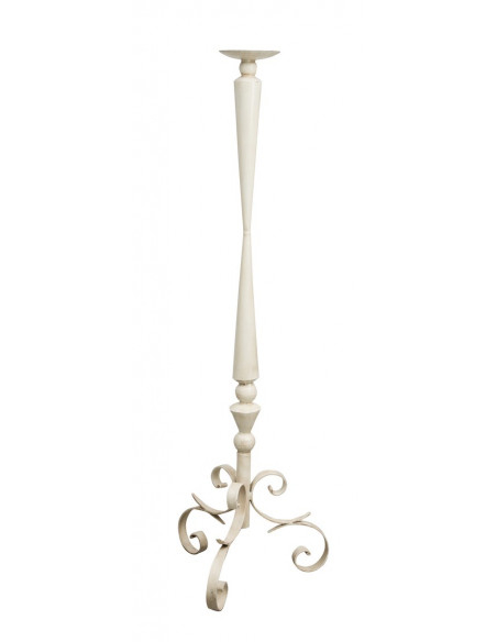 LUSTRE DE PISO EM FERRO TRABALHADO À MÃO L42XDP42XH152 CM
