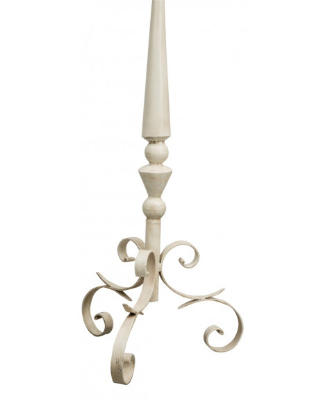 LUSTRE DE PISO EM FERRO TRABALHADO À MÃO L42XDP42XH152 CM