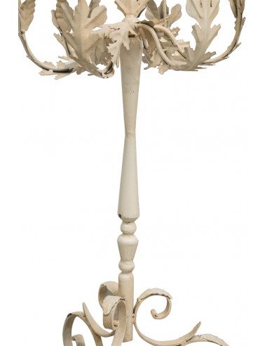 CANDELIERE  IN FERRO BATTUTO LAVORATO A MANO L48XPR48XH52 CM CANDELIERE  IN FERRO BATTUTO LAVORATO A MANO L48XPR48XH52 CM