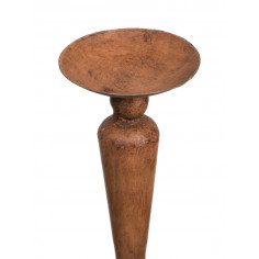 CANDELIERE  IN FERRO BATTUTO LAVORATO A MANO  L19XPR19XH52 CM 2