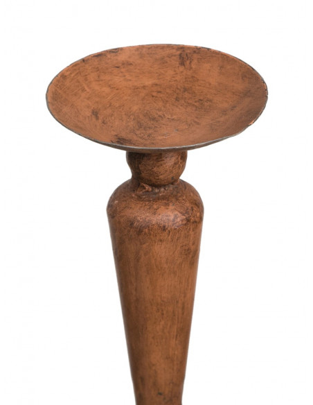 CASTIÇAL DE FERRO FEITO ARTESANAL L19XDP19XH52 CM