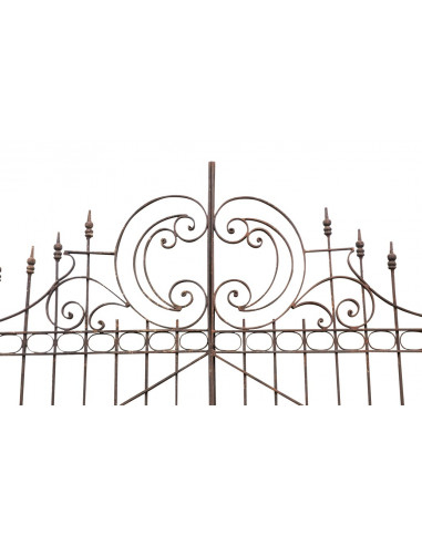 CANCELLO IN FERRO PIENO L410xPR12xH298 CM. MADE IN ITALY CANCELLO IN FERRO PIENO L410xPR12xH298 CM. MADE IN ITALY