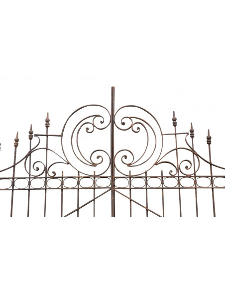 CANCELLO IN FERRO PIENO L410xPR12xH298 CM. MADE IN ITALY