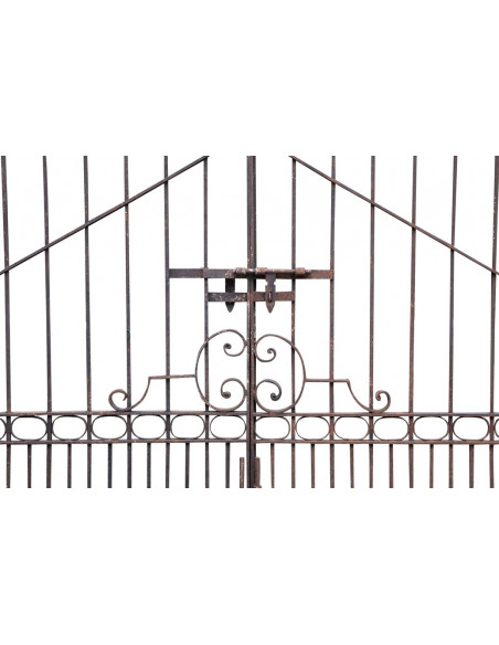 CANCELLO IN FERRO PIENO L410xPR12xH298 CM. MADE IN ITALY