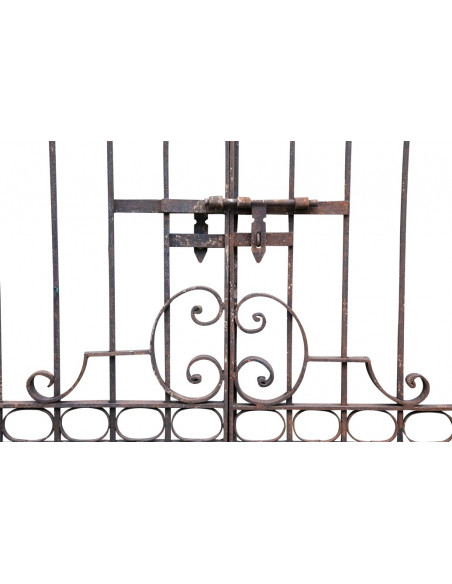 CANCELLO IN FERRO PIENO L410xPR12xH298 CM. MADE IN ITALY