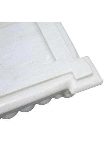 LAVABO IN MARMO SMERLATO BIANCO L80XPR18XH56 CM LAVABO IN MARMO SMERLATO BIANCO L80XPR18XH56 CM