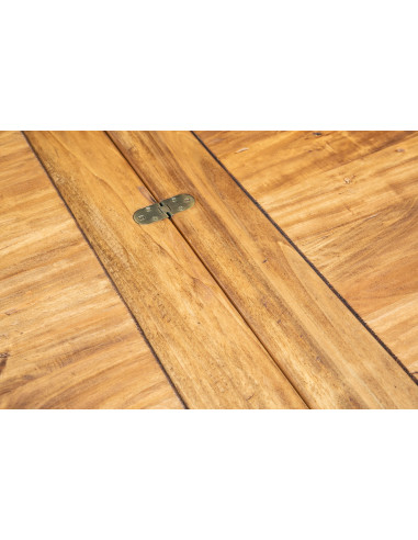 Tavolo allungabile a libro Country in legno massello di tiglio struttura bianca anticata piano naturale 120x120x80 Made in Italy Tavolo allungabile a libro Country in legno massello di tiglio struttura bianca anticata piano naturale 120x120x80 Made in Italy