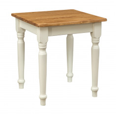 Country fixed table in solid wood. Made in Italy