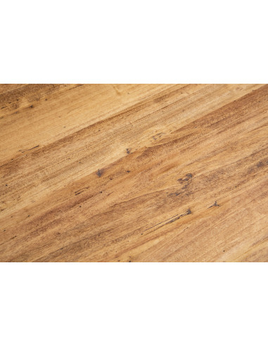 Mesa fixa country em madeira maciça de cal, estrutura branca antiga, tampo natural L80xDP80xA78 cm. Feito na Itália Mesa fixa country em madeira maciça de cal, estrutura branca antiga, tampo natural L80xDP80xA78 cm. Feito na Itália