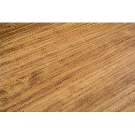 Mesa Country extensível em madeira maciça de cal, estrutura branca antiga, tampo natural L250xDP100xA80 cm. Feito na Itália Mesa Country extensível em madeira maciça de cal, estrutura branca antiga, tampo natural L250xDP100xA80 cm. Feito na Itália