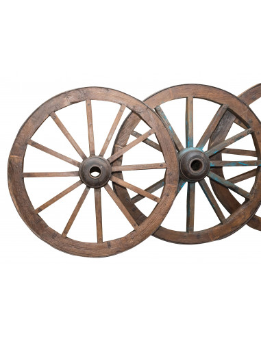 RUOTA CARRO ANTICA L117XPR36XH117 CM RESTAURATA RUOTA CARRO ANTICA L117XPR36XH117 CM RESTAURATA