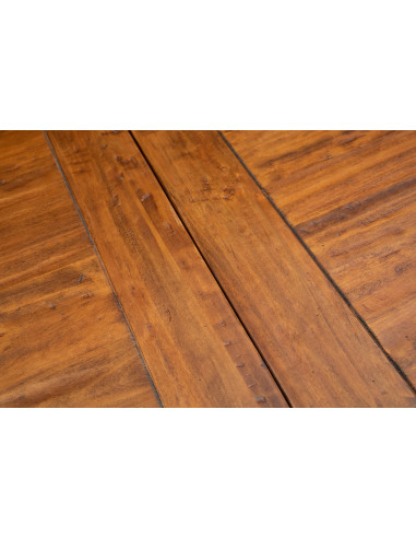 Tavolo Country allungabile in legno massello di tiglio struttura bianca anticata piano noce 120x80x80 cm. Made in Italy Tavolo Country allungabile in legno massello di tiglio struttura bianca anticata piano noce 120x80x80 cm. Made in Italy