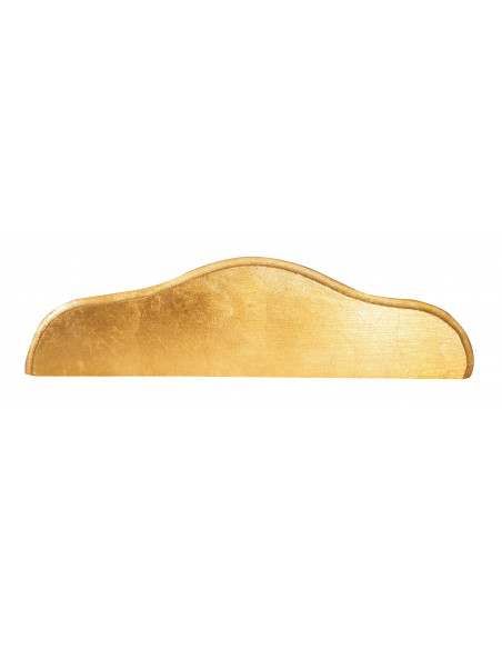 MENSOLA A MURO IN LEGNO FINITURA FOGLIA ORO ANTICATO L47XPR13XH14 CM