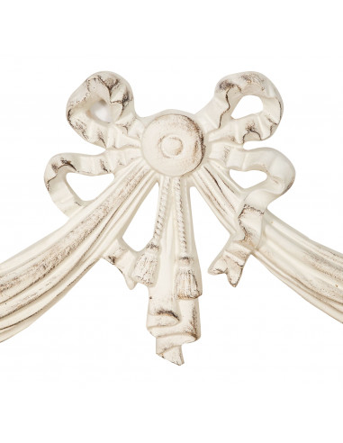 SOPRAPORTA IN LEGNO FINITURA BIANCO ANTICATO L136XPR6XH37 CM SOPRAPORTA IN LEGNO FINITURA BIANCO ANTICATO L136XPR6XH37 CM