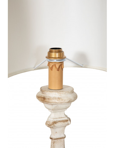 LAMPADA DA APPAGGIO IN LEGNO L18XPR18XH45 CM LAMPADA DA APPAGGIO IN LEGNO L18XPR18XH45 CM