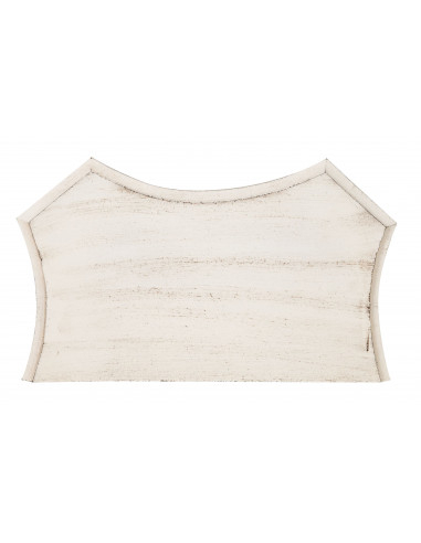 PRATELEIRA DE PAREDE EM MADEIRA ACABAMENTO BRANCO ANTIGO L39XDP24XH37 CM PRATELEIRA DE PAREDE EM MADEIRA ACABAMENTO BRANCO ANTIGO L39XDP24XH37 CM